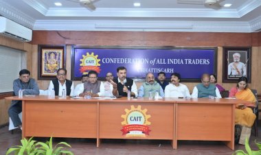 स्वदेशी संकल्प यात्रा आगामी 9 दिसम्बर को रायपुर को पंहुचेगी जिसकी व्यापक तैयारी हेतु कैट, स्वदेशी जागरण मंच एवं व्यापारिक संगठनों के पदाधिकारियों की बैठक हुई