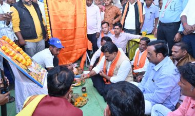 मुख्यमंत्री  विष्णुदेव साय के नेतृत्व में ग्रामीण बुनियादी ढांचे को मिल रही मजबूती– उपमुख्यमंत्री  विजय शर्मा