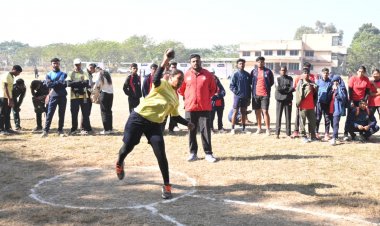 इंदिरा गांधी कृषि विश्वविद्यालय में दूसरे दिन एथलेटिक्स छाया, टीम गेम्स ने बढ़ाया रोमांच
