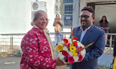 डॉ. किरणमयी नायक ने किया मध्यप्रदेश राज्य महिला आयोग का दौरा एवं सखी सेंटर का भी किया निरीक्षण।