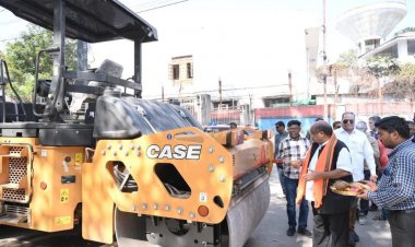 उत्तर विधानसभा में विकास की नई रफ़्तार—विधायक पुरंदर मिश्रा ने किया 2.90 करोड़ की BT रोड का भूमिपूजन