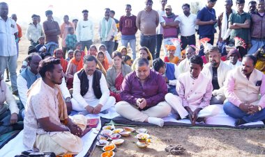 कैबिनेट मंत्री  राजेश अग्रवाल ने लखनपुर-उदयपुर क्षेत्र में करोड़ों के विकास कार्यों का किया भूमिपूजन-लोकार्पण