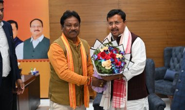 भाजपा के नए राष्ट्रीय कार्यकारी अध्यक्ष नितिन नबीन को बस्तर सांसद महेश कश्यप ने दी बधाई