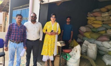 मंडी अधिनियम के तहत पांच संस्थानों से 138.50 क्विंटल धान जब्त