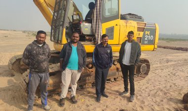 एक चैन माउंटेन और 8 ट्रैक्टर जब्त : रेत भंडारण की दो अनुज्ञप्तियां निरस्त