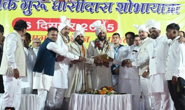 रायपुर में भव्य सतनाम संदेश शोभायात्रा सम्पन्न — मंत्री गुरु खुशवंत साहेब जी के सानिध्य में छत्तीसगढ़ के कोने-कोने से उमड़ा समाज