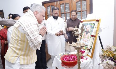 छत्तीसगढ़ के महान संत, समाज सुधारक गुरु घासीदास बाबा को भाजपा ने किया नमन