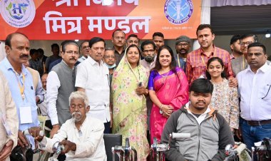  मेगा हेल्थ कैंप–2025 : निःशुल्क स्वास्थ्य सेवाओं से आमजन को मिला बड़ा संबल: मंत्री श्रीमती राजवाड़े