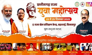 आज राज्य युवा महोत्सव का शुभारंभ करेंगे मुख्यमंत्री साय, 14 विधाओं में 3000 युवा दिखाएंगे प्रतिभा