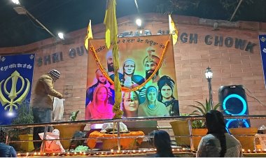 शहादत दिवस पर चार साहिबज़ादों की अमर शहादत को नमन, श्री गुरु गोविंद सिंह चौक पर भव्य दीपमाला आयोजन