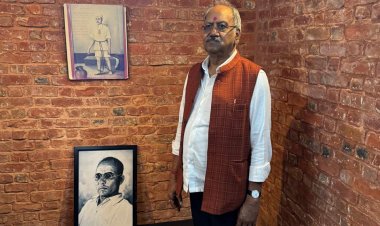 बलिदान की भूमि पर भावुक क्षण: सेलुलर जेल में वीर सावरकर की कोठरी में सांसद बृजमोहन ने किया नमन