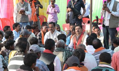 उप मुख्यमंत्री शर्मा ने 5.74 करोड़ के सड़क निर्माण कार्यों का किया भूमिपूजन