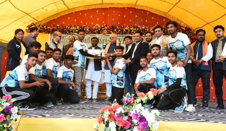 दक्षिण क्षेत्रीय अंतर महाविद्यालयीन खेलकूद प्रतियोगिता का हुआ विधिवत समापन विजेताओं को किया गया पुरस्कृत