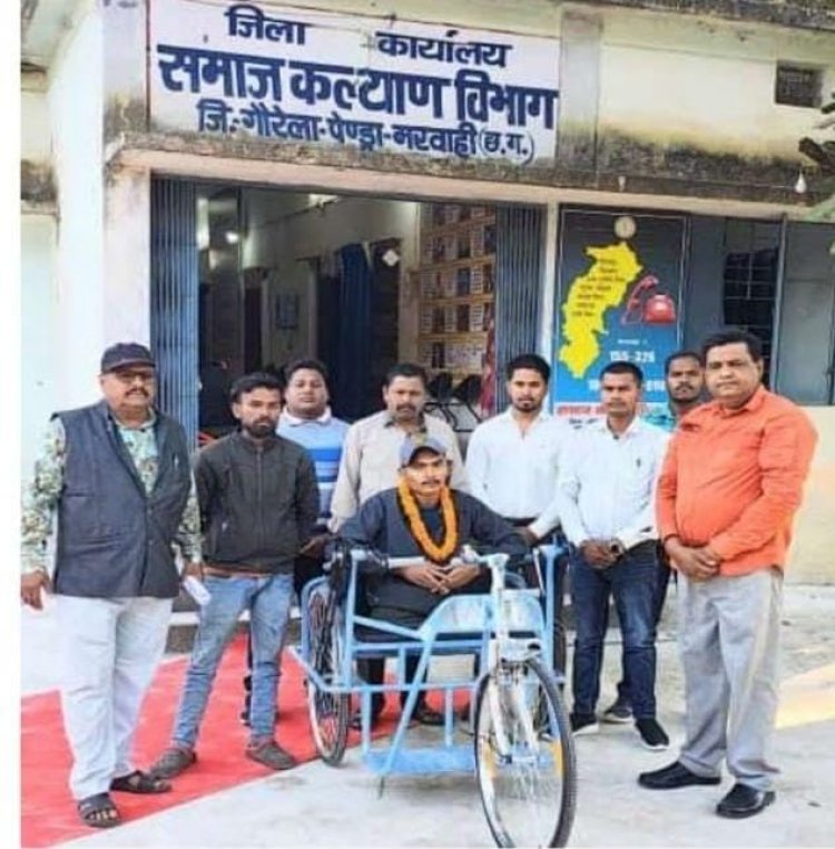 ट्रायसायकल ने बदली  गणेश की जिंदगी, दिव्यांगता नहीं बन सकी उनके सपनों की राह में बाधा