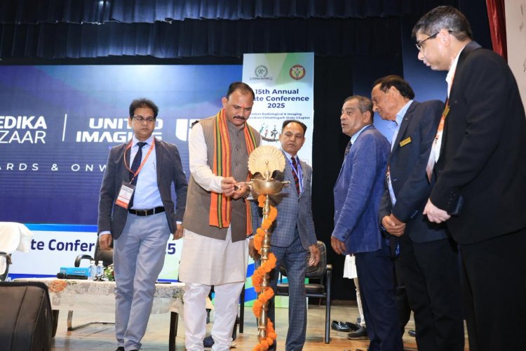 रेडियोलॉजी के क्षेत्र में एआई का उपयोग दूरस्थ क्षेत्रों के मरीजों के लिए बनेगा वरदान : स्वास्थ्य मंत्री  श्याम बिहारी जायसवाल