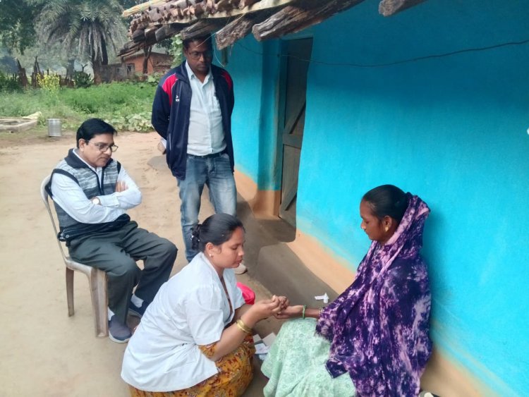 मलेरिया मुक्त छत्तीसगढ़ अभियान के तहत जिले में सघन जांच अभियान जारी