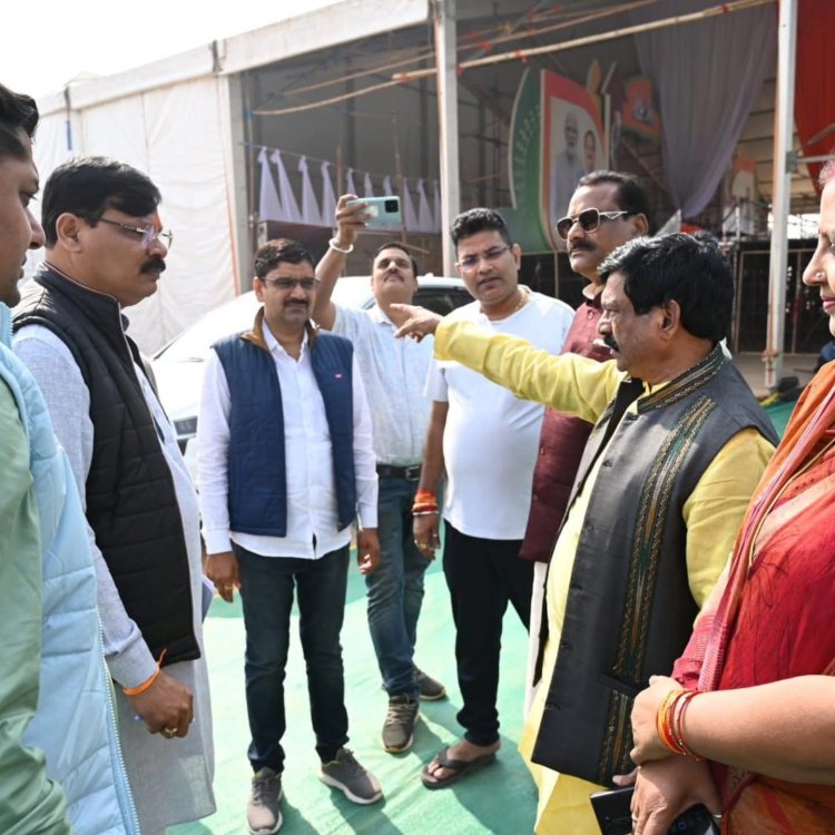 भाजपा के राष्ट्रीय अध्यक्ष  जगतप्रकाश नड्डा  के जांजगीर आगमन को लेकर हाई लेवल बैठक, भव्य जनसभा की व्यापक तैयारियां