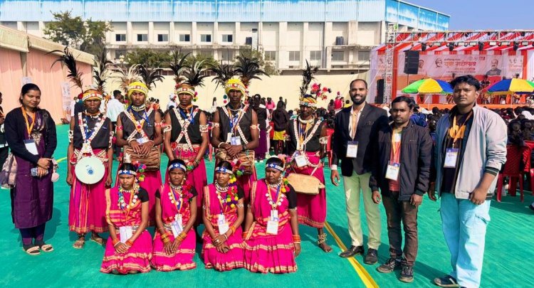 राज्य युवा महोत्सव-2025 में कांकेर जिले की टीम ने किया शानदार प्रदर्शन