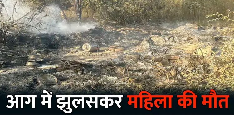 CG- आग में झुलसकर महिला की मौत: खेत में मिली अधजली लाश…पराली जलाने का हादसा या कुछ और?