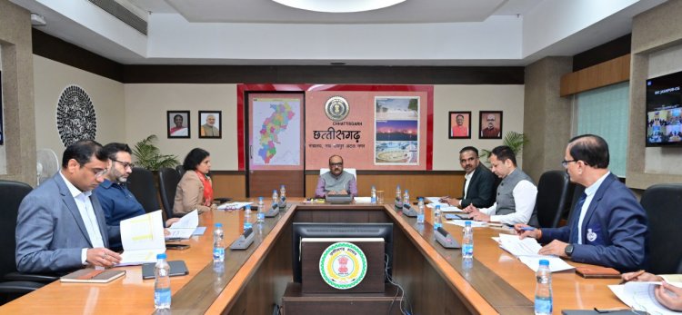 छत्तीसगढ़ राज्य सड़क सुरक्षा परिदृश्य की समीक्षा बैठक संपन्न