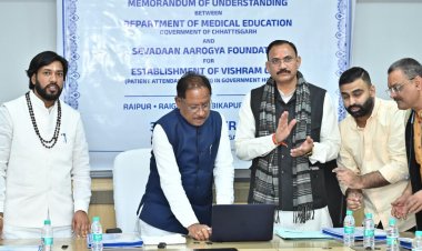 मुख्यमंत्री  विष्णुदेव साय ने रायपुर साहित्य उत्सव की वेबसाइट का किया लोकार्पण