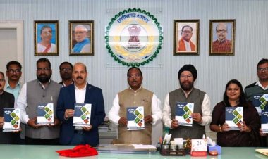 कृषि मंत्री ने कृषि विश्वविद्यालय द्वारा प्रकाशित कृषि दर्शिका 2026 का किया विमोचन