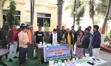 जगन्नाथ मंदिर परिसर में निरंतर आयुर्वेदिक स्वास्थ्य शिविर जनसेवा की मिसाल – पुरंदर मिश्रा