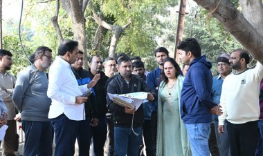 ​विधायक राजेश मूणत का रौद्र रूप: कर्बला तालाब सौंदर्यीकरण में लापरवाही पर अधिकारियों को लगाई कड़ी फटकार