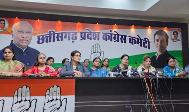 छत्तीसगढ़ में भाजपा की सरकार बनने के बाद प्रदेश में अपराध अनकंट्रोल हो गया है तथा महिलाएं असुरक्षित हो गयी है। राज्य में महिलाओं के प्रति अपराध चिंतनीय स्तर तक बढ़ गये है।