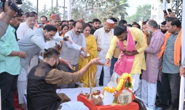 रायपुर को शिक्षा की नई उड़ान, 21.07 करोड़ की लागत से 1017 सीटर नालंदा परिसर फेस-2 का भूमिपूजन