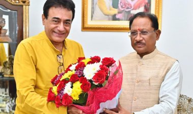 मुख्यमंत्री विष्णुदेव साय से सुप्रसिद्ध अभिनेता श्री नीतिश भारद्वाज ने की सौजन्य मुलाकात