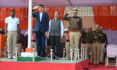 गणतंत्र दिवस की तैयारियां अंतिम चरण में, पुलिस परेड ग्राउंड में फुल ड्रेस रिहर्सल