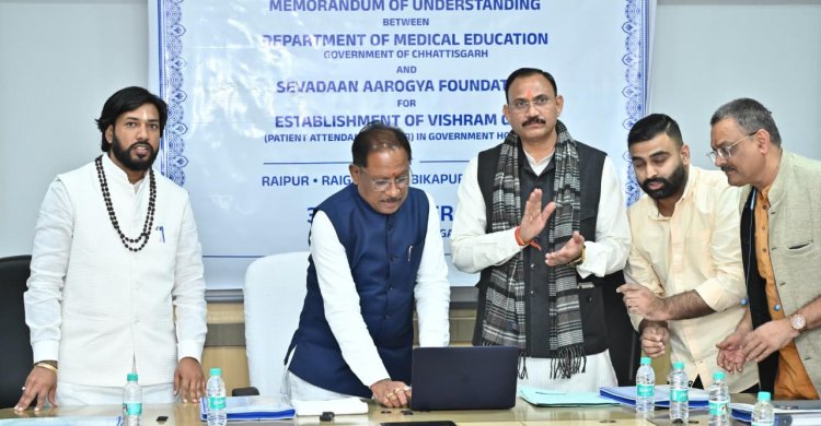 मुख्यमंत्री विष्णुदेव साय ने रायपुर साहित्य उत्सव की वेबसाइट का किया लोकार्पण….