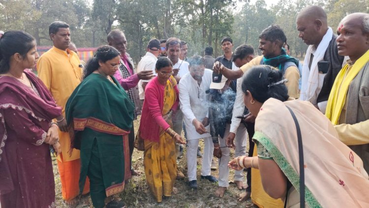 विधायक सुश्री उसेंडी ने भीरागांव में किया हाई स्कूल भवन निर्माण कार्य का भूमिपूजन