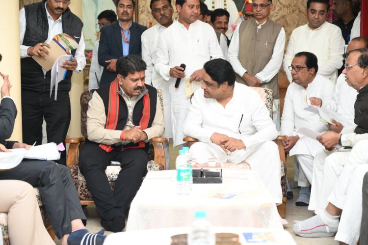 उप मुख्यमंत्री  विजय शर्मा ने दामाखेड़ा में संत समागम मेले की तैयारियों की समीक्षा की