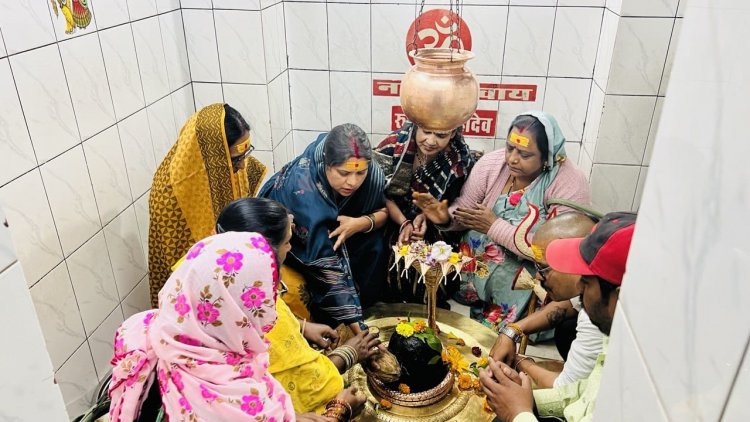 सोमनाथ स्वाभिमान पर्व-2026 के अंतर्गत रुद्रेश्वर महादेव मंदिर में हुआ विशेष पूजा-अर्चना एवं ऊँकार जाप