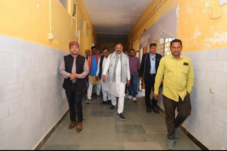 स्वास्थ्य मंत्री  श्याम बिहारी जायसवाल ने सामुदायिक स्वास्थ्य केन्द्र बोड़ला का किया औचक निरीक्षण