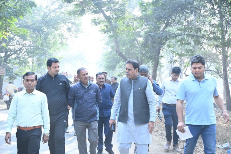 रायपुर पश्चिम को मिलेगी बड़ी सौगात: जरवाय में 9 करोड़ की लागत से बनेगा भव्य 'अमृत उद्यान'