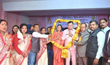 उद्योग मंत्री  लखन लाल देवांगन ने छत्तीसगढ़ निषाद केवट समाज को दी 30 लाख क़े विकास कार्यों की सौगात