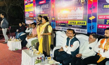 सिंध प्रीमियर लीग क्रिकेट आयोजन में पहुंचे भाजपाई