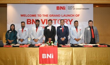 BNI Victory Chapter (By Champions) का भव्य शुभारंभ 3 फरवरी को रायपुर में