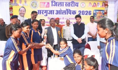 आदिवासी अंचल की प्रतिभाओं को सरगुजा ओलंपिक से मिल रहा सशक्त मंच : मंत्री रामविचार नेताम