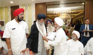 SGPC अध्यक्ष सरदार हरजिंदर सिंह धामी का छत्तीसगढ़ सिक्ख समाज ने किया सम्मान - सौंपा ज्ञापन
