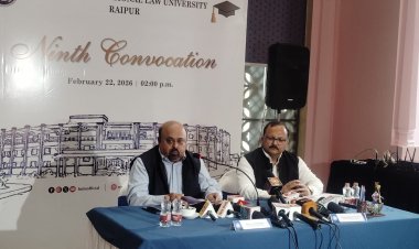 22 फरवरी 2026 को एचएनएलयू के 9वें दीक्षांत समारोह में  भारत के मुख्य न्यायाधीश देंगे दीक्षांत उद्बोधन
