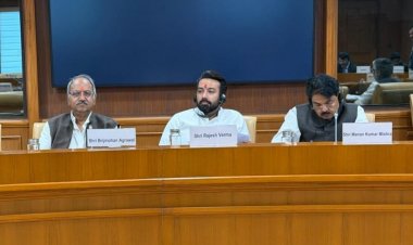 संविधान संशोधन विधेयक (130वां संशोधन) पर आयोजित जेपीसी की बैठक में शामिल हुए सांसद:बृजमोहन अग्रवाल