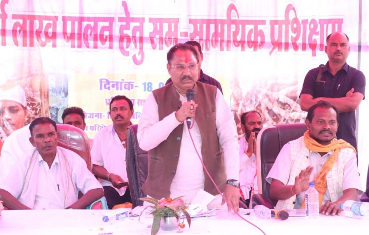 लाख पालन से वनांचल के किसान बन रहे आत्मनिर्भर