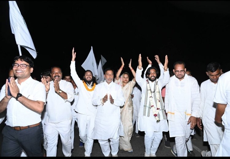 *रायपुर से गिरौदपुरी धाम तक 145 से अधिक किमी का सफर: कैबिनेट मंत्री गुरु खुशवंत साहेब की अगुवाई में उमड़ा जनसैलाब*