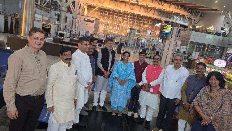 भाजपा के प्रशिक्षण महाभियान के तहत मुंबई में आयोजित 'पश्चिम-मध्य क्षेत्रीय कार्यशाला' में भाग लेने रवाना हुआ छत्तीसगढ़ का प्रतिनिधिमंडल