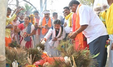 बारह भुजा देव मड़ई में उमड़ा आस्था का जनसैलाब, सांसद महेश कश्यप एवं विधायक चैतराम अटामी हुए शामिल