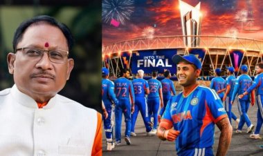 टी-20 विश्वकप के फाइनल में पहुँची टीम इंडिया, मुख्यमंत्री विष्णु देव साय ने दी बधाई
